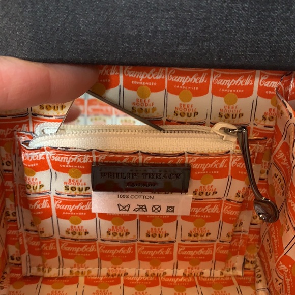 Andy Warhol Campbell’s soup mini bag by Philip Treacy - Picture 6 of 11